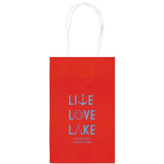 Live, Love, Lake Medium Twisted Handled Bags